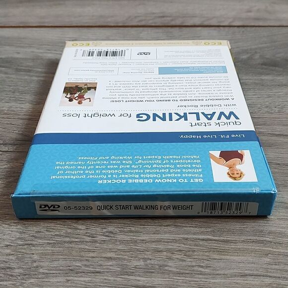 Brand New Gaiam Quick Start Walking For Weight Loss DVD With Debbie Rocker - Picture 6 of 7